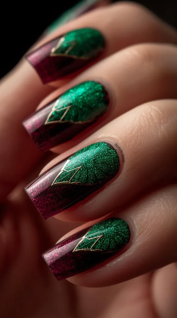 Neo-Deco nail trends 2026